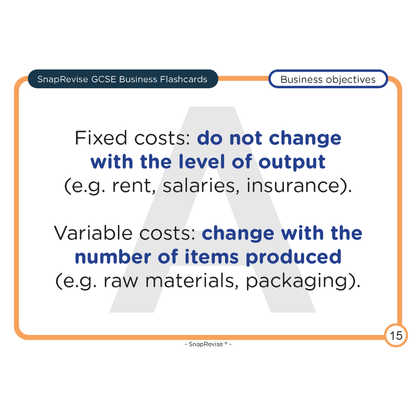 GCSE Business Flashcards