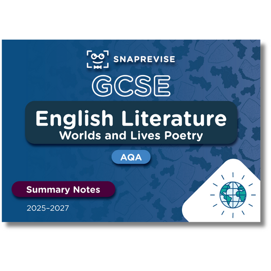 GCSE AQA English Literature: Worlds and Lives Summary Notes