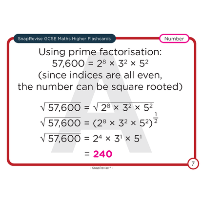 GCSE Maths Higher Flashcards