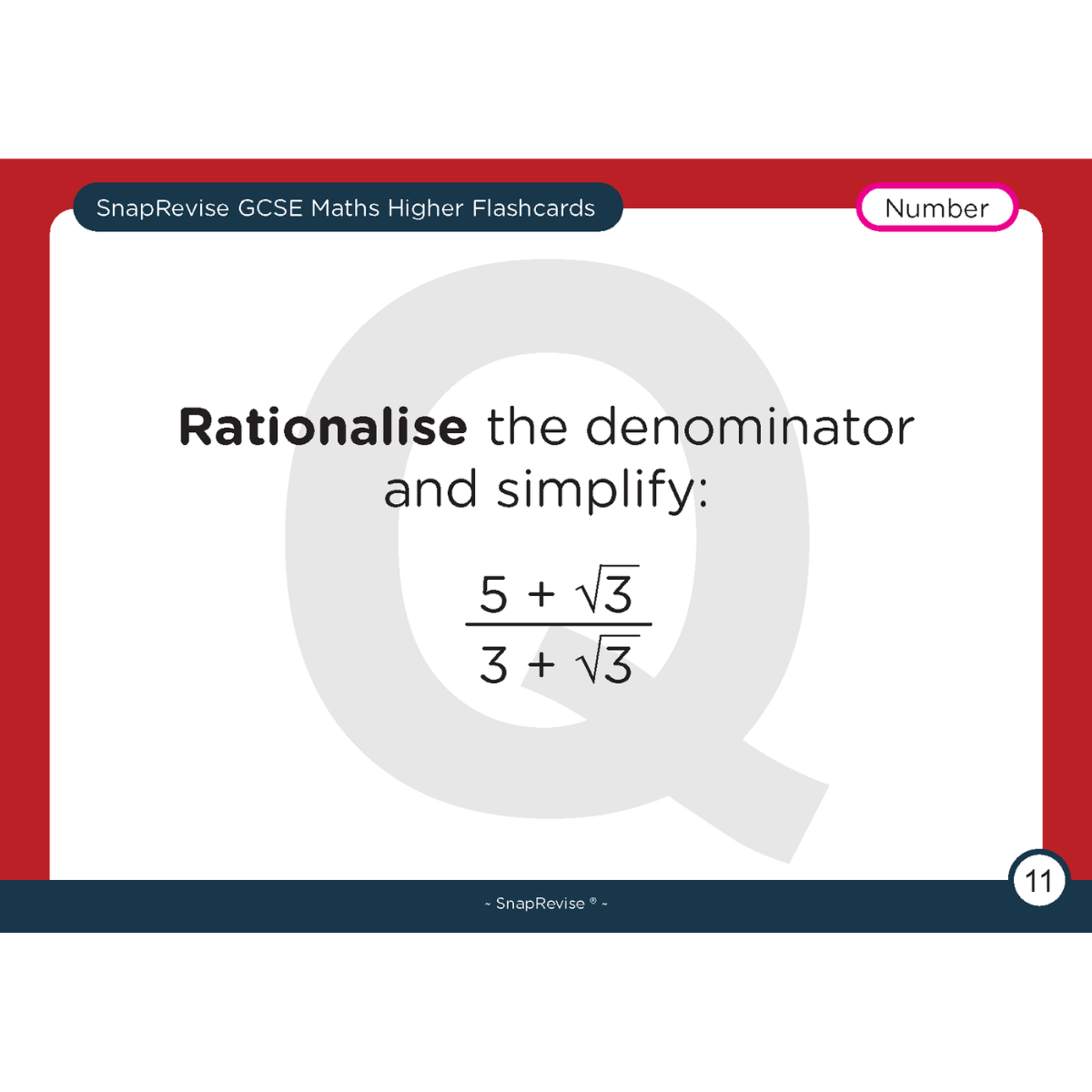 GCSE Maths Higher Flashcards