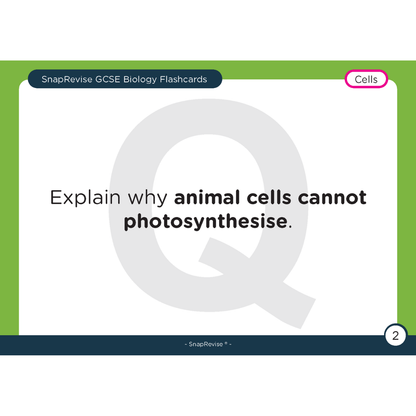 GCSE Biology Flashcards
