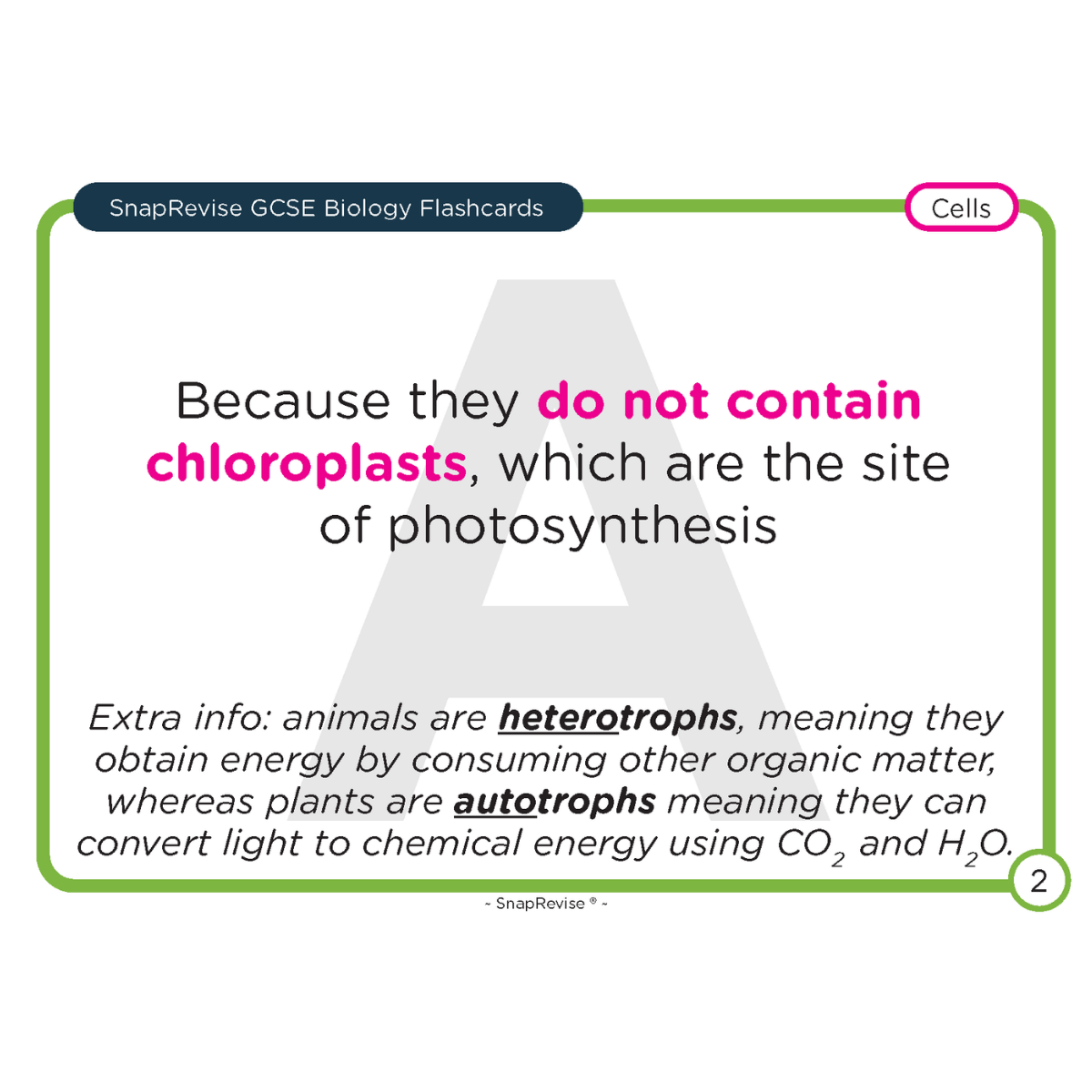 GCSE Biology Flashcards