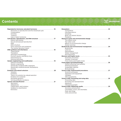 GCSE Biology Summary Notes