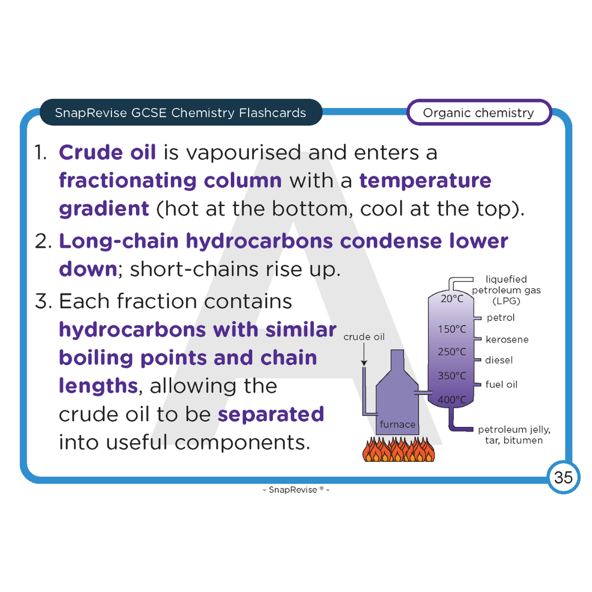 GCSE Chemistry Flashcards – SnapRevise