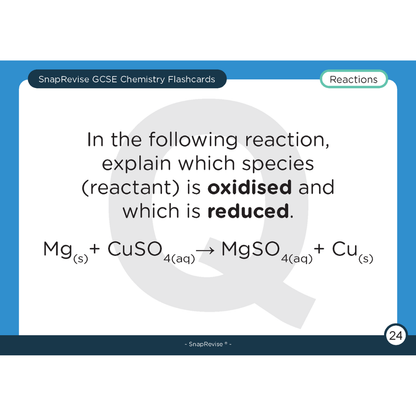 GCSE Chemistry Flashcards
