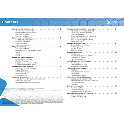GCSE Chemistry Summary Notes