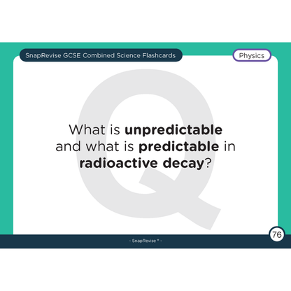 GCSE Combined Science Foundation Flashcards
