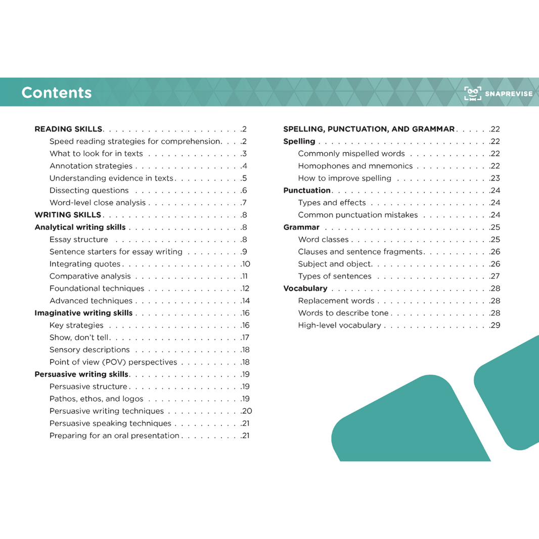 All Revision Guides – SnapRevise