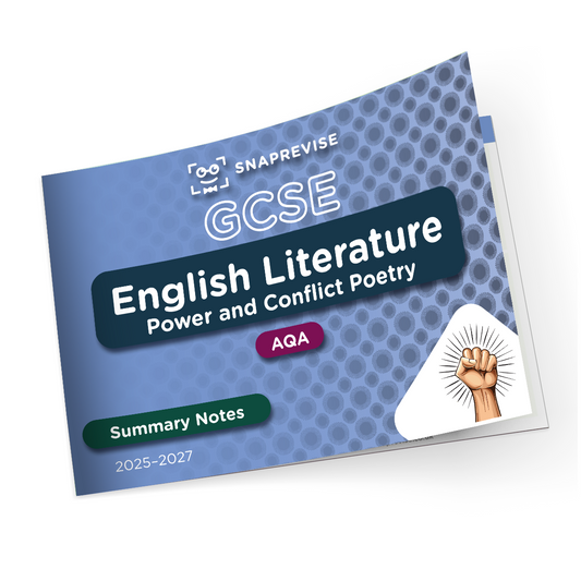 GCSE AQA English Literature: Power and Conflict Poetry Summary Notes
