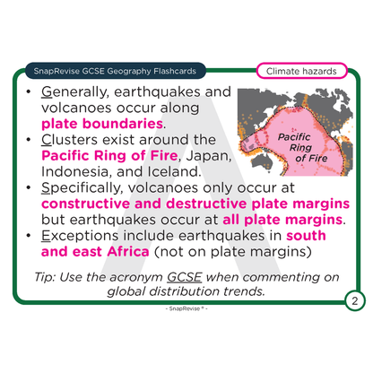 GCSE Geography Flashcards