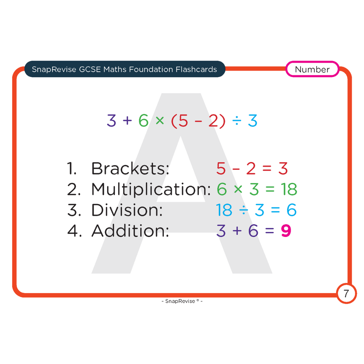 GCSE Maths Foundation Flashcards