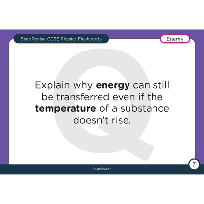 GCSE Physics Flashcards