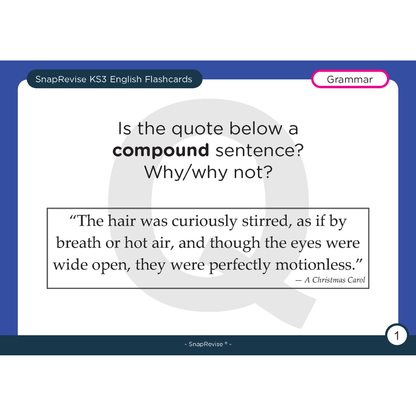 KS3 English Flashcards