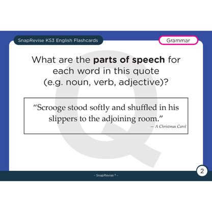 KS3 English Flashcards