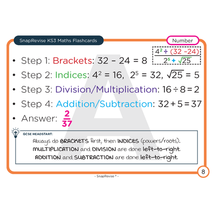 KS3 Maths Flashcards