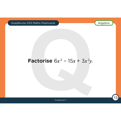 KS3 Maths Flashcards