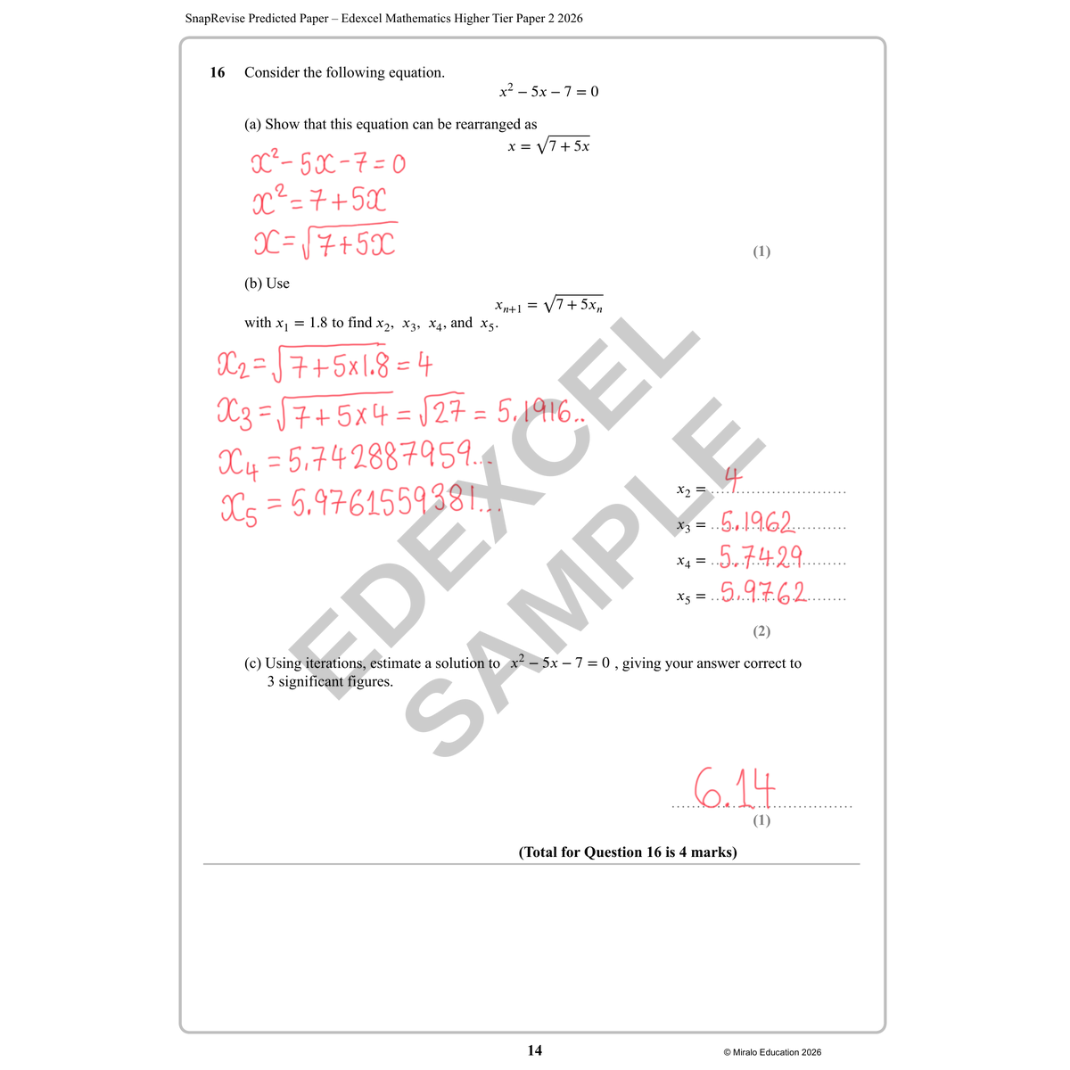 GCSE Maths Mock Exam Papers Bundle