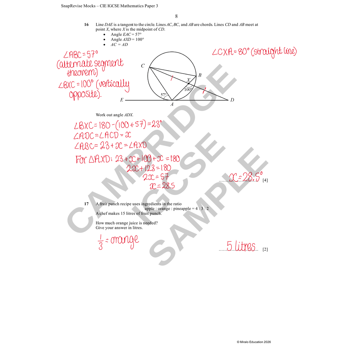 GCSE Maths Mock Exam Papers Bundle