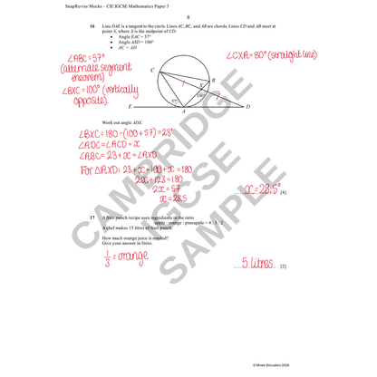 GCSE Maths Mock Exam Papers Bundle