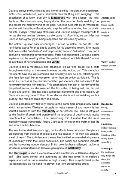Text Guide: Mrs Dalloway by Virginia Woolf