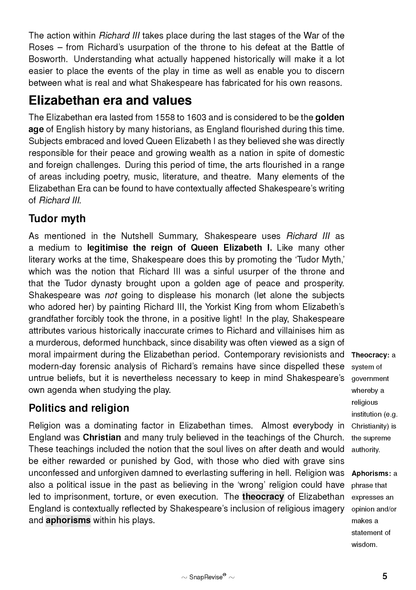 Text Guide: Richard III by William Shakespeare