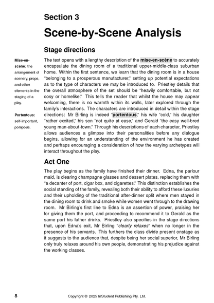 Text Guide: An Inspector Calls by J. B. Priestley