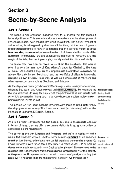 Text Guide: The Tempest by William Shakespeare
