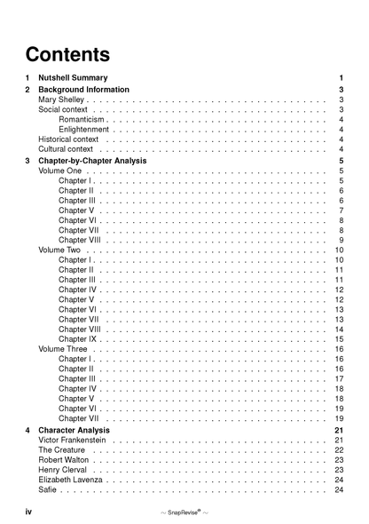 Text Guide: Frankenstein by Mary Shelley