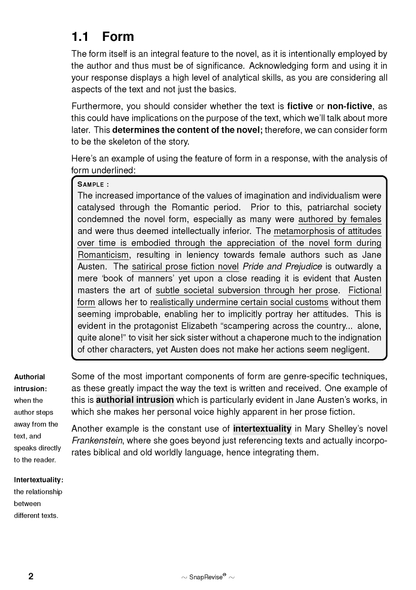 The SnapRevise Analysis Guides: How to Analyse Novels