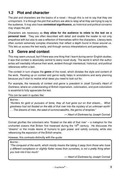 The SnapRevise Analysis Guides: How to Analyse Novels