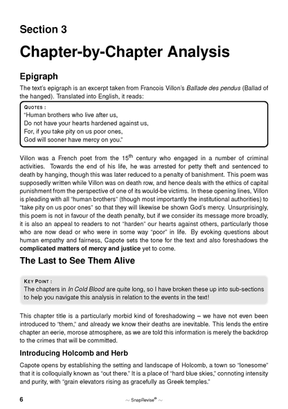 Text Guide: In Cold Blood by Truman Capote