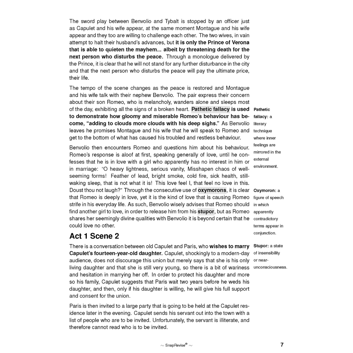 Text Guide: Romeo and Juliet by William Shakespeare – SnapRevise