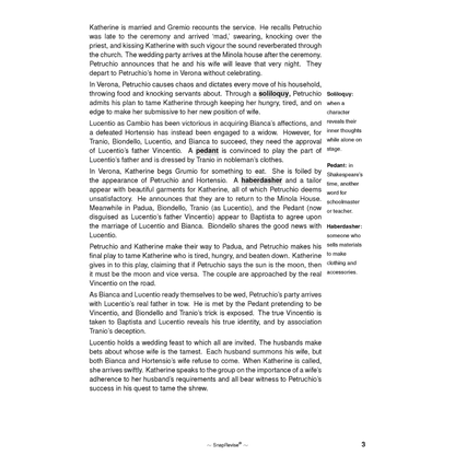 Text Guide: The Taming of the Shrew by William Shakespeare