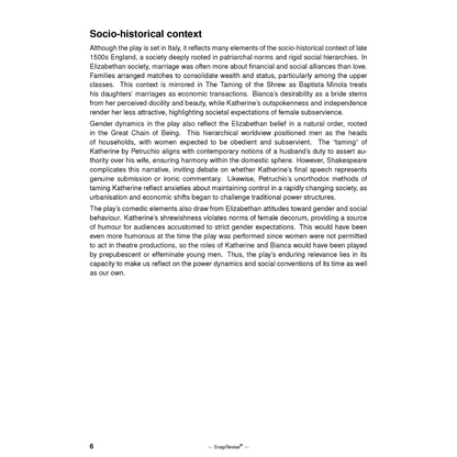 Text Guide: The Taming of the Shrew by William Shakespeare