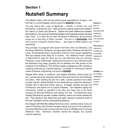 Text Guide: The Winter's Tale by William Shakespeare