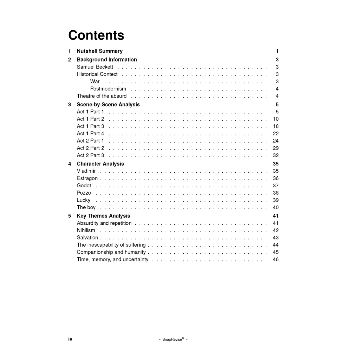 Text Guide: Waiting For Godot by Samuel Beckett