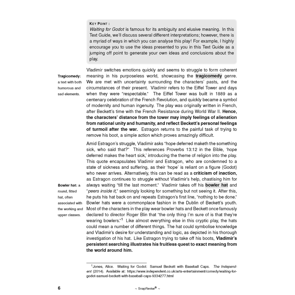 Text Guide: Waiting For Godot by Samuel Beckett