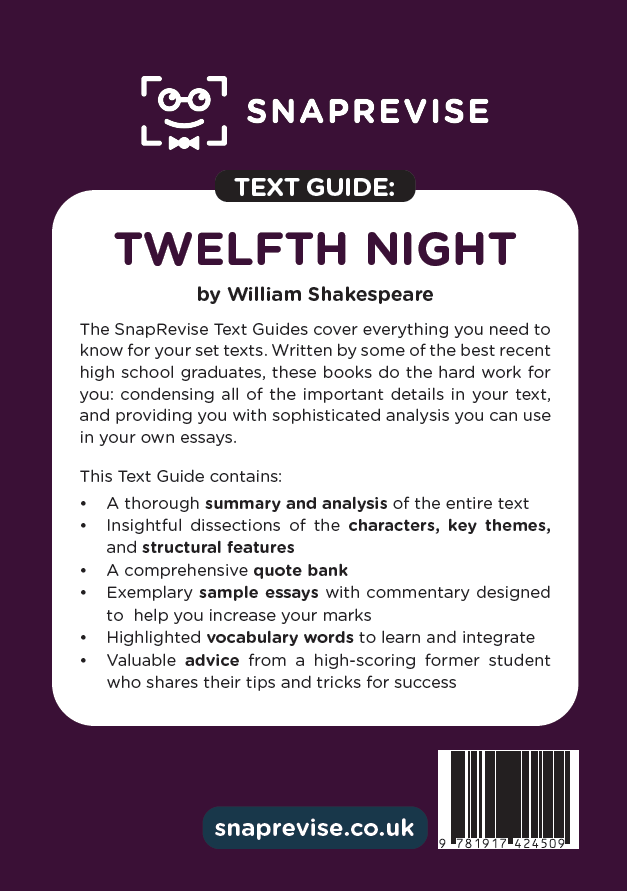 Text Guide: Twelfth Night by William Shakespeare