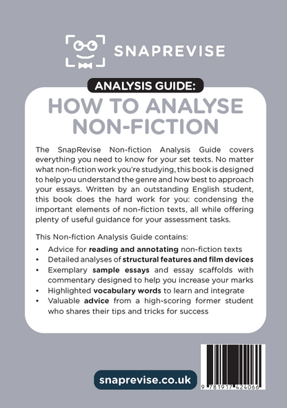 The SnapRevise Analysis Guides: How To Analyse Non-Fiction