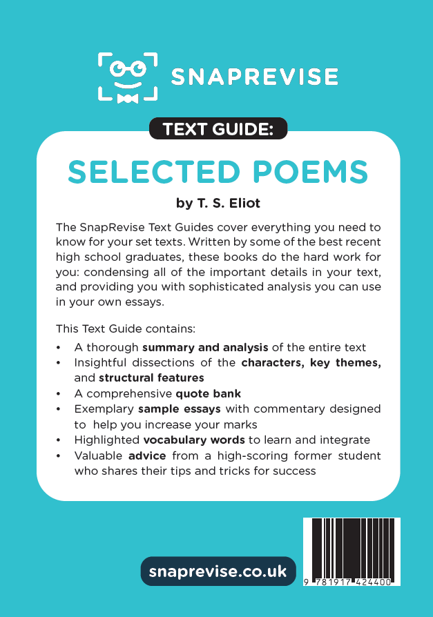 Text Guide: Selected Poems by T.S Eliot