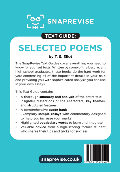 Text Guide: Selected Poems by T.S Eliot