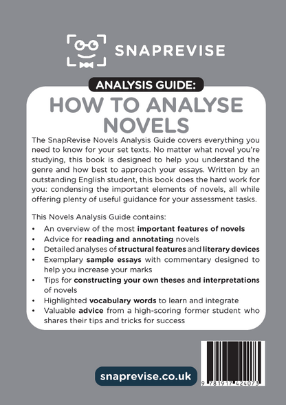 The SnapRevise Analysis Guides: How to Analyse Novels