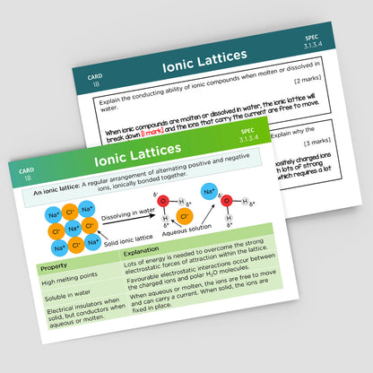 A-Level AQA Chemistry Revision Cards