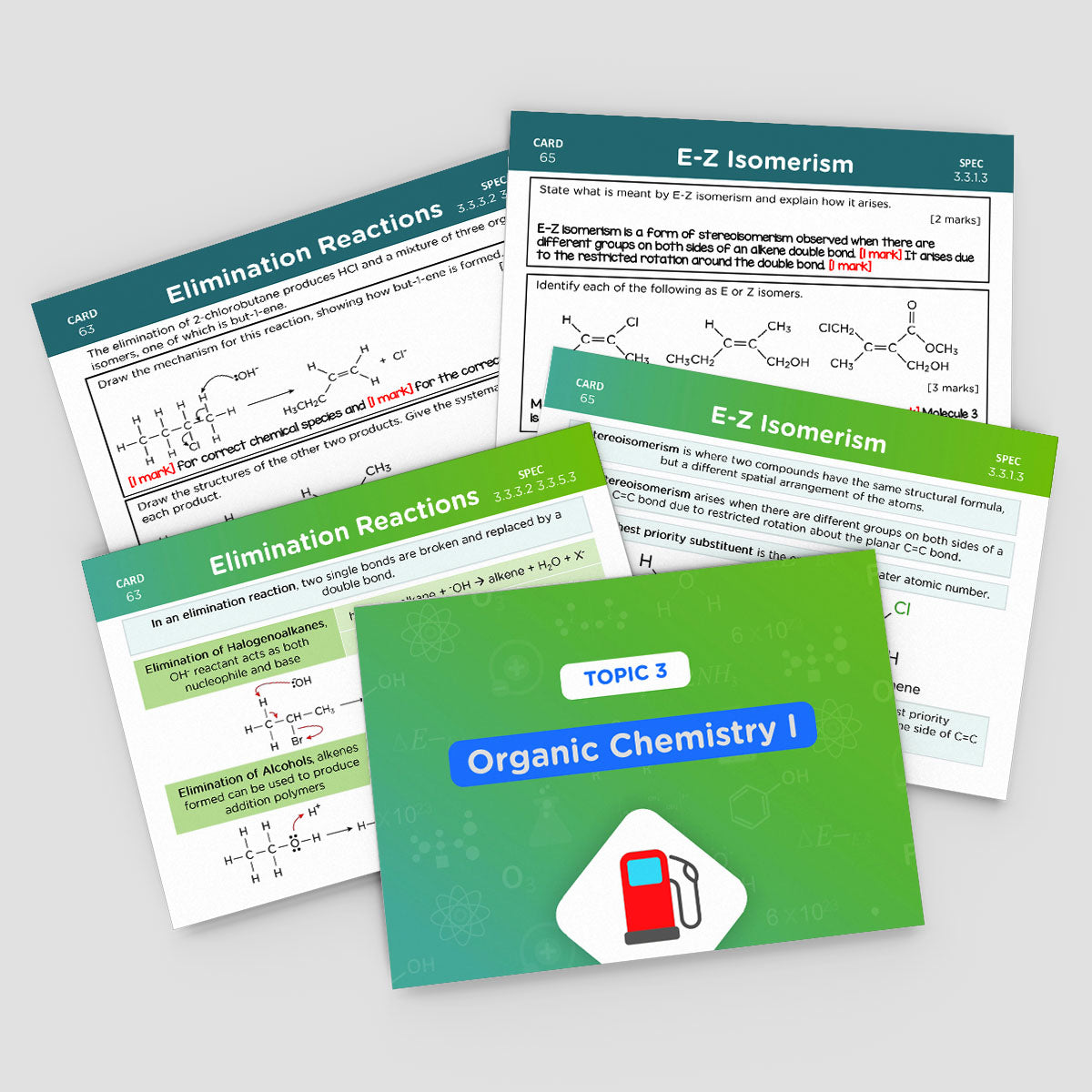 A-Level AQA Chemistry Revision Cards